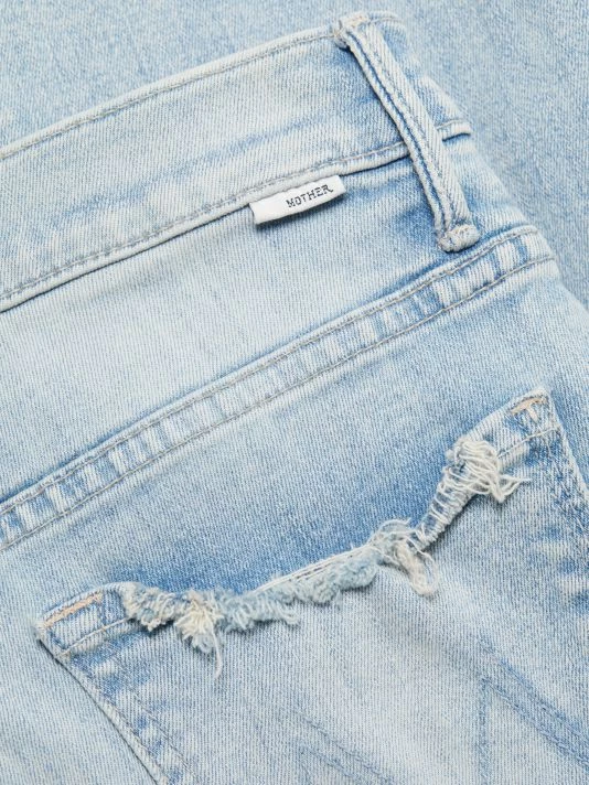 Mother The Weekender Fray Mid-Rise Distressed Stretch Flare Jeans 9 Mother The Weekender Fray Mid-Rise Distressed Stretch Flare Jeans - Image 7