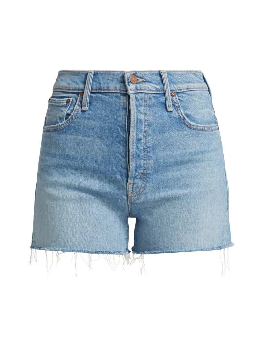 Mother The Scrapper High-Rise Stretch Cut-Off Jean Shorts 3 Mother The Scrapper High-Rise Stretch Cut-Off Jean Shorts