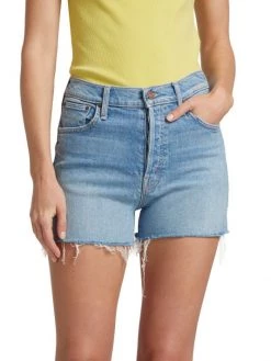 Mother The Scrapper High-Rise Stretch Cut-Off Jean Shorts 11 Mother The Scrapper High-Rise Stretch Cut-Off Jean Shorts -Cheap Mother And Heron Store unnamed file 1003