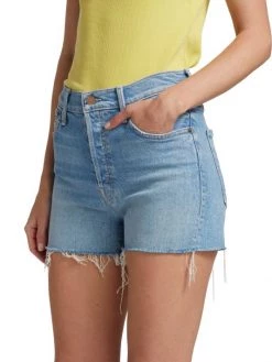 Mother The Scrapper High-Rise Stretch Cut-Off Jean Shorts 12 Mother The Scrapper High-Rise Stretch Cut-Off Jean Shorts -Cheap Mother And Heron Store unnamed file 1004