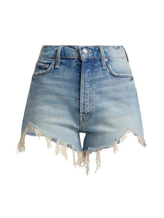 Mother Tomcat Stretch Denim Kick Fray Shorts 3 Mother Tomcat Stretch Denim Kick Fray Shorts