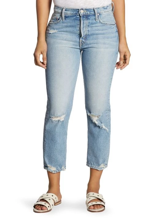 Mother The Tomcat High-Rise Ankle Straight-Leg Jeans 2 Mother The Tomcat High-Rise Ankle Straight-Leg Jeans
