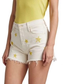 Mother The Tomcat Kick Fray Embroidered Stretch Cut-Off Jean Shorts 12 Mother The Tomcat Kick Fray Embroidered Stretch Cut-Off Jean Shorts -Cheap Mother And Heron Store unnamed file 1030