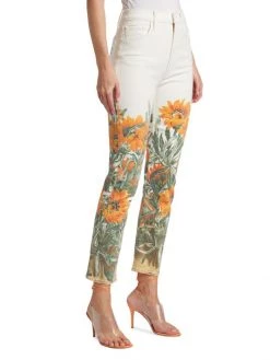 Mother Floral High-Waist Ankle Jeans 12 Mother Floral High-Waist Ankle Jeans -Cheap Mother And Heron Store unnamed file 1037