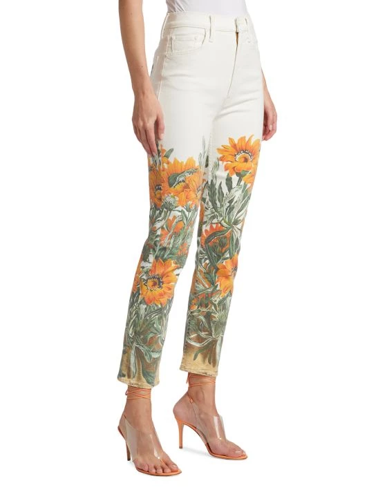 Mother Floral High-Waist Ankle Jeans 6 Mother Floral High-Waist Ankle Jeans - Image 4