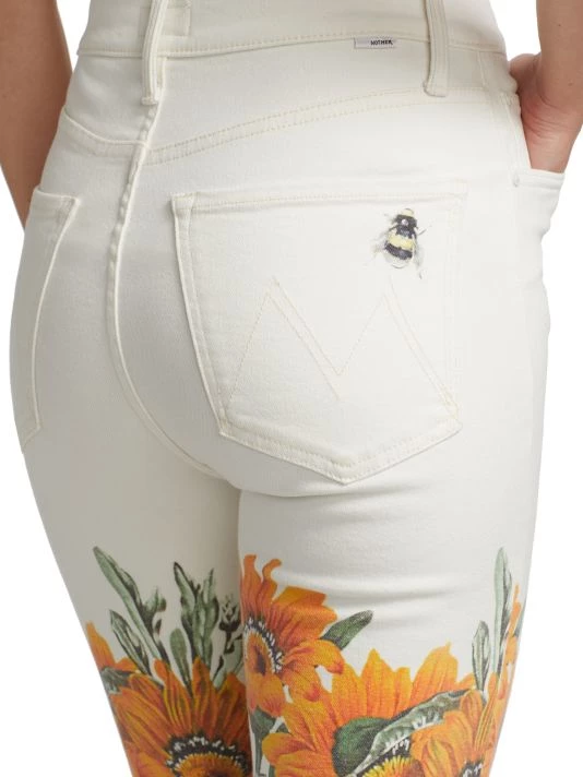 Mother Floral High-Waist Ankle Jeans 8 Mother Floral High-Waist Ankle Jeans - Image 6