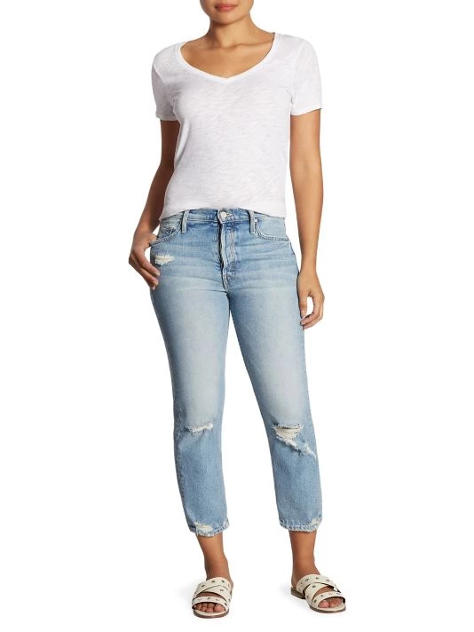 Mother The Tomcat High-Rise Ankle Straight-Leg Jeans 3 Mother The Tomcat High-Rise Ankle Straight-Leg Jeans - Image 2
