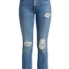 Mother The Insider Distressed Ankle-Crop Jeans -Cheap Mother And Heron Store unnamed file 1048