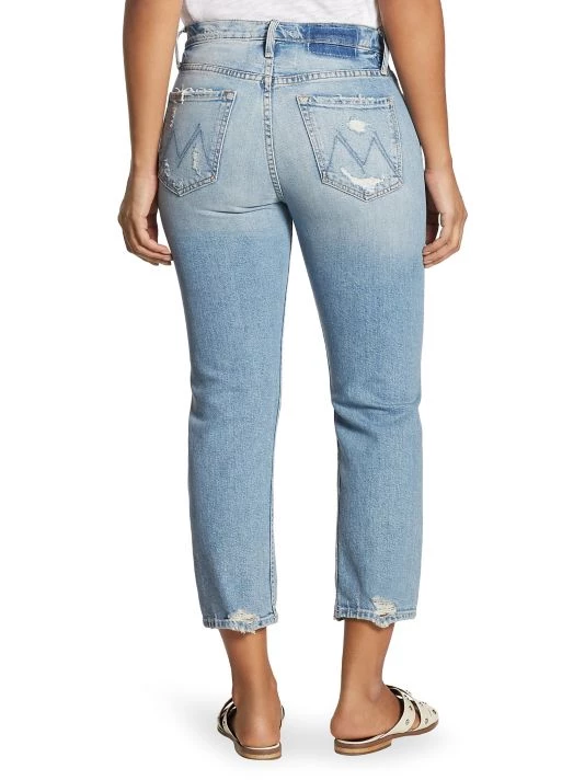Mother The Tomcat High-Rise Ankle Straight-Leg Jeans 4 Mother The Tomcat High-Rise Ankle Straight-Leg Jeans - Image 3