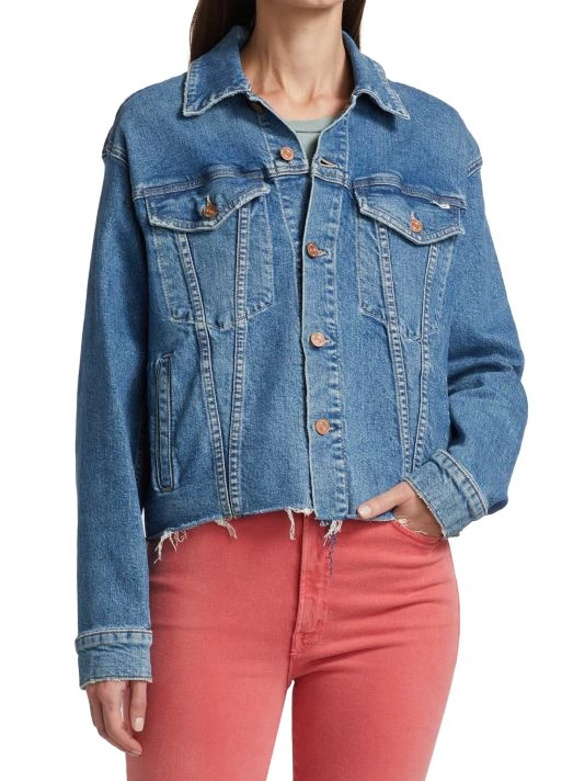 Mother The Cut Drifter Denim Jacket 5 Mother The Cut Drifter Denim Jacket - Image 3