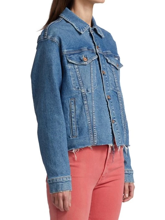 Mother The Cut Drifter Denim Jacket 6 Mother The Cut Drifter Denim Jacket - Image 4