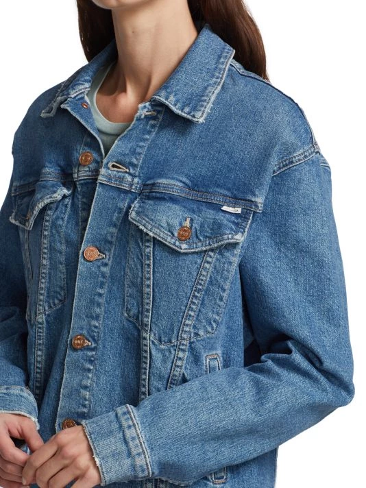 Mother The Cut Drifter Denim Jacket 8 Mother The Cut Drifter Denim Jacket - Image 6