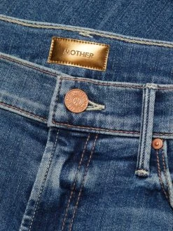 Mother The Stunner Frayed Step-Hem Stretch Skinny Ankle Jeans -Cheap Mother And Heron Store unnamed file 11