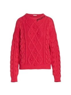 Mother The Jumper Cable-Knit Sweater