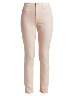 Mother Dazzler Hover Straight-Leg Jeans