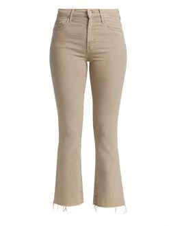 Mother The Insider Mid-Rise Stretch Crop Flare Jeans