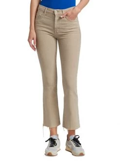 Mother The Insider Mid-Rise Stretch Crop Flare Jeans -Cheap Mother And Heron Store unnamed file 1135