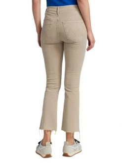 Mother The Insider Mid-Rise Stretch Crop Flare Jeans -Cheap Mother And Heron Store unnamed file 1137