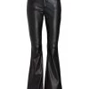 Mother The Weekender Mid-Rise Faux-Leather Flare Jeans -Cheap Mother And Heron Store unnamed file 114