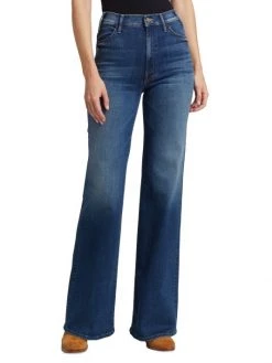 Mother The Hustler High-Rise Stretch Boot-Cut Jeans -Cheap Mother And Heron Store unnamed file 1149