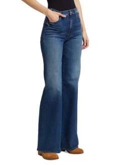 Mother The Hustler High-Rise Stretch Boot-Cut Jeans -Cheap Mother And Heron Store unnamed file 1150