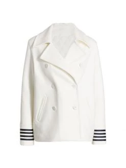 Mother Double-Breasted Nautical Peacoat