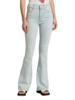 Mother The Super Cruiser Mid-Rise Stretch Flared Jeans -Cheap Mother And Heron Store unnamed file 1163