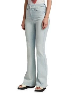 Mother The Super Cruiser Mid-Rise Stretch Flared Jeans -Cheap Mother And Heron Store unnamed file 1164
