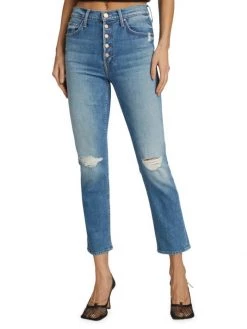 Mother The Pixie Cropped Mid-Rise Jeans 11 Mother The Pixie Cropped Mid-Rise Jeans -Cheap Mother And Heron Store unnamed file 1191