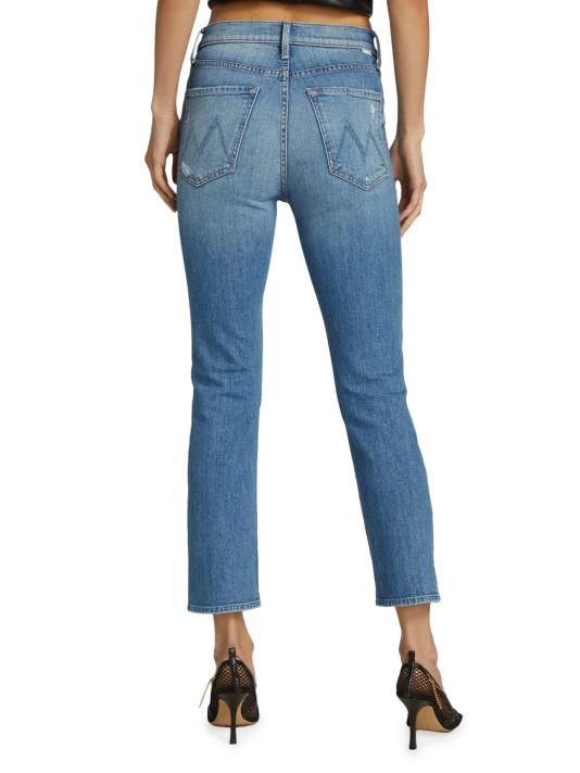 Mother The Pixie Cropped Mid-Rise Jeans 7 Mother The Pixie Cropped Mid-Rise Jeans - Image 5
