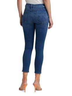 Mother Looker Low-Rise Stretch Skinny Crop Jeans -Cheap Mother And Heron Store unnamed file 1214