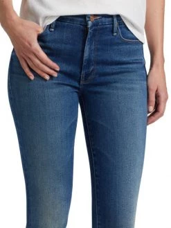 Mother Looker Low-Rise Stretch Skinny Crop Jeans -Cheap Mother And Heron Store unnamed file 1215