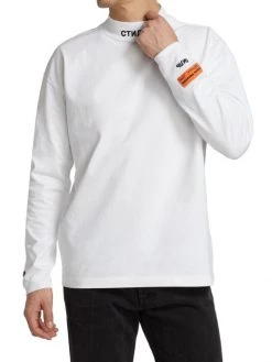 Heron Preston Mockneck Long-Sleeve T-Shirt For Men -Cheap Mother And Heron Store unnamed file 1244