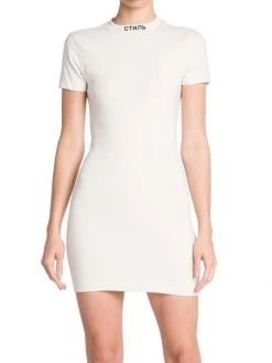 Heron Preston Embroidered Body-Con Minidress -Cheap Mother And Heron Store unnamed file 1292