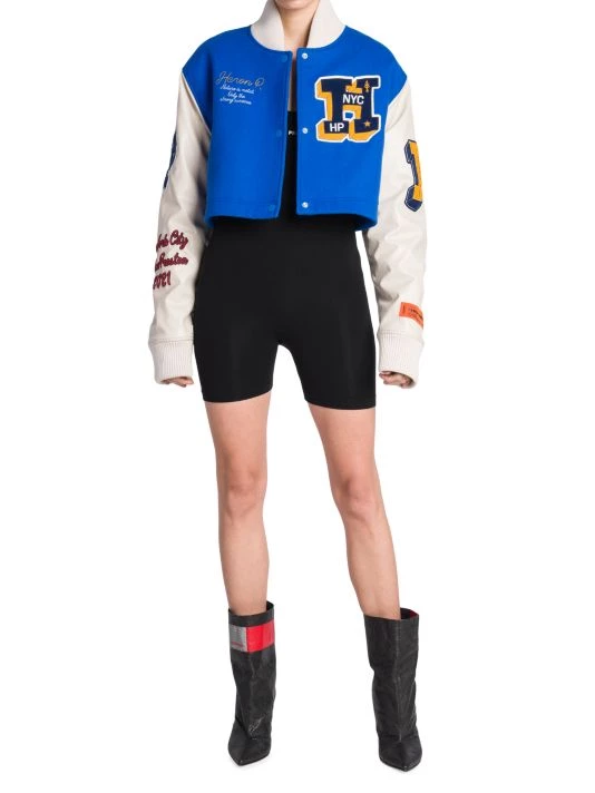 Heron Preston Heron Patches Varsity Jacket 4 Heron Preston Heron Patches Varsity Jacket - Image 2