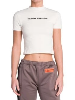 Heron Preston Cropped Logo T-Shirt -Cheap Mother And Heron Store unnamed file 1312