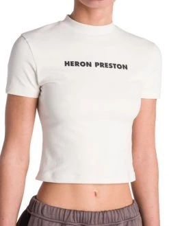 Heron Preston Cropped Logo T-Shirt -Cheap Mother And Heron Store unnamed file 1315