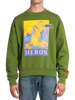Heron Preston Heron Logo-Print Sweatshirt For Men -Cheap Mother And Heron Store unnamed file 1324