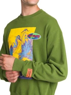 Heron Preston Heron Logo-Print Sweatshirt For Men -Cheap Mother And Heron Store unnamed file 1327
