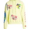 Heron Preston Global Collage Relaxed-Fit Hoodie For Men -Cheap Mother And Heron Store unnamed file 1377