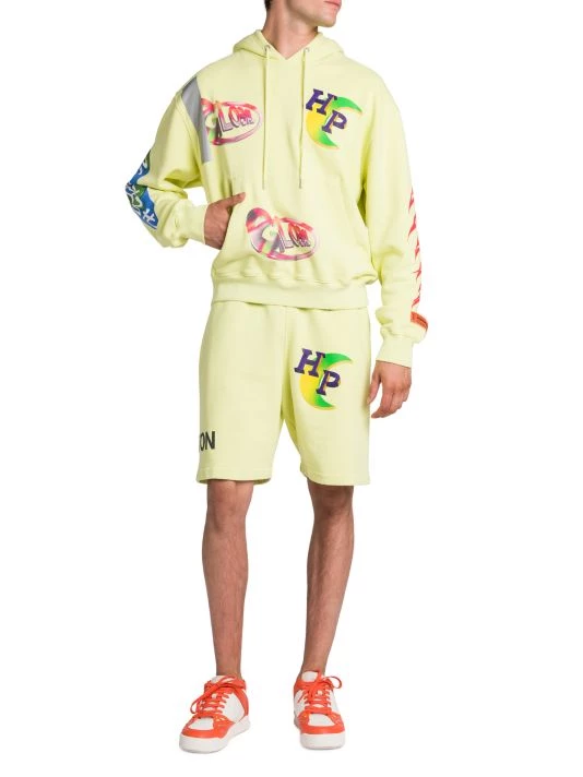 Heron Preston Global Collage Relaxed-Fit Hoodie For Men 4 Heron Preston Global Collage Relaxed-Fit Hoodie For Men - Image 2