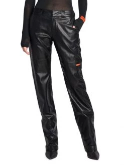 Heron Preston Faux Leather Chino Pants -Cheap Mother And Heron Store unnamed file 1391