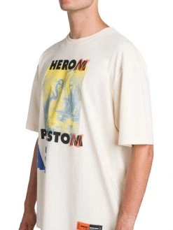 Heron Preston Authorized Logo-Print T-Shirt For Men -Cheap Mother And Heron Store unnamed file 1439
