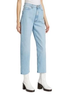 Mother High-Waisted Double Stack Ankle Jeans -Cheap Mother And Heron Store unnamed file 145