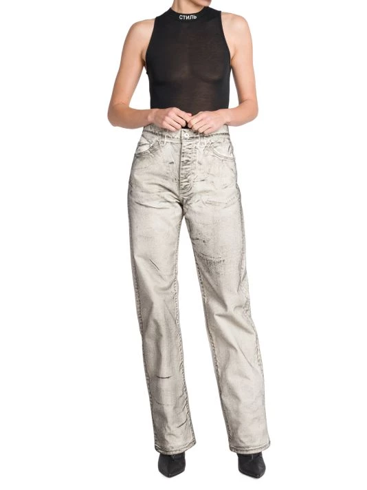 Heron Preston Embroidered Semi-Sheer Bodysuit 4 Heron Preston Embroidered Semi-Sheer Bodysuit - Image 2