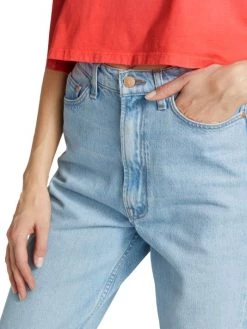Mother High-Waisted Double Stack Ankle Jeans -Cheap Mother And Heron Store unnamed file 147