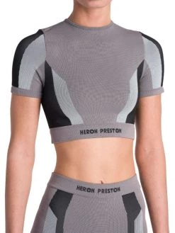 Heron Preston Cropped Colorblocked Logo Top -Cheap Mother And Heron Store unnamed file 1476