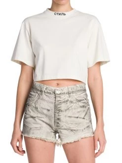 Heron Preston Boxy Crewneck T-Shirt -Cheap Mother And Heron Store unnamed file 1513