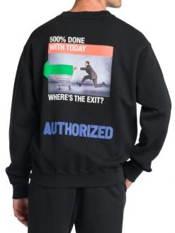 Heron Preston Authorized Logo-Print Sweatshirt For Men -Cheap Mother And Heron Store unnamed file 1546