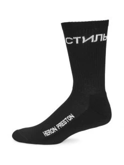 Heron Preston CTNMB Mid-Calf Socks For Men